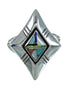 Southwestern Multicolor And Sterling Silver Ring Size 8-1/2 YX83383