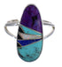 Multicolor Silver Southwestern Ring Size 5-1/4 QX84784