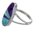 Multicolor Silver Southwestern Ring Size 5-1/4 QX84784