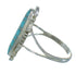Sterling Silver Southwest Turquoise Ring Size 5-3/4 QX83539