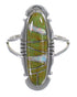 Southwestern Turquoise Opal Sterling Silver Ring Size 7-1/4 YX83532