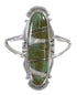 Southwest Opal Turquoise Authentic Sterling Silver Ring Size 5-1/2 YX83627