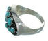 Turquoise Southwest Sterling Silver Ring Size 7-1/2 QX84662
