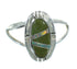 Genuine Sterling Silver Southwest Turquoise Opal Ring Size 7-1/2 QX83476