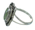 Southwestern Turquoise Opal Silver Ring Size 5-1/2 QX83519