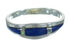 Lapis Opal Southwestern Authentic Sterling Silver Ring Size 6-3/4 QX85364