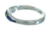 Lapis Opal Southwestern Authentic Sterling Silver Ring Size 6-3/4 QX85364