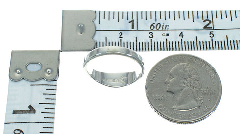 Turquoise Opal Authentic Sterling Silver Southwestern Ring Size 6-1/2 QX85402