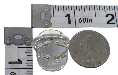 Southwest Multicolor Silver Eagle Ring Size 7-3/4 UX83989