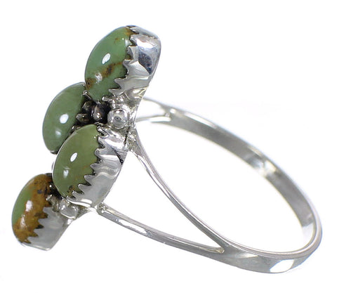 Turquoise Sterling Silver Southwest Ring Size 8 YX84455
