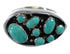 Turquoise And Silver Southwestern Ring Size 8 YX84492