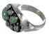 Southwest Turquoise And Sterling Silver Ring Size 7-1/4 YX84531