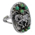 Southwest Turquoise Authentic Sterling Silver Horse Ring Size 5 YX84600