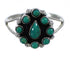 Southwestern Sterling Silver And Turquoise Ring Size 8-1/2 YX85293