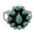 Southwest Genuine Sterling Silver And Turquoise Ring Size 4-1/2 YX85295