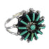 Southwestern Sterling Silver Turquoise Needlepoint Ring Size 6 QX84980
