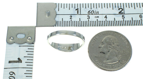 Silver Southwestern Multicolor Ring Size 5 QX85566