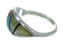 Silver Multicolor Southwest Ring Size 7-1/4 QX85675