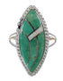 Authentic Sterling Silver Southwest Turquoise Opal Ring Size 8 QX85860