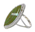 Turquoise Opal Authentic Sterling Silver Southwest Ring Size 5-1/4 QX85877