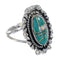 Turquoise Opal Southwest Genuine Sterling Silver Ring Size 5 QX85896