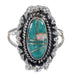 Turquoise Opal Southwest Genuine Sterling Silver Ring Size 5 QX85896
