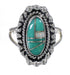 Sterling Silver Turquoise Opal Southwest Ring Size 4-1/2 QX85903