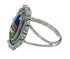 Multicolor And Genuine Sterling Silver Southwest Ring Size 7 YX84235