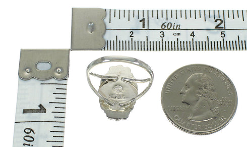 Multicolor Southwestern Silver Ring Size 5-1/2 YX84252