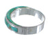 Turquoise Genuine Sterling Silver Southwestern Ring Size 7 AX86641