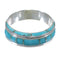 Turquoise Silver Southwestern Jewelry Ring Size 5-1/2 AX86751