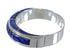 Lapis Southwestern Silver Ring Size 7-1/2 AX87096