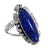 Lapis Silver Southwest Ring Size 4-1/2 QX86656