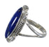 Lapis Silver Southwest Ring Size 4-1/2 QX86656
