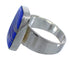 Lapis Silver Southwestern Ring Size 5-1/4 AX92362