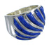 Authentic Sterling Silver Lapis Ring Size 6 RX92182