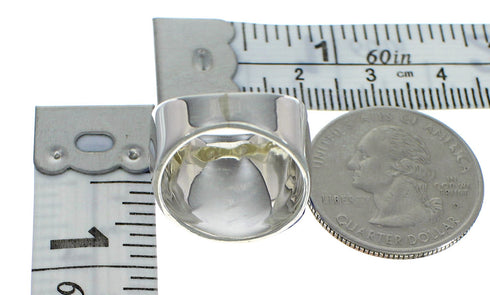 Authentic Sterling Silver Lapis Ring Size 6 RX92182