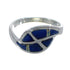 Lapis Opal Inlay Sterling Silver Ring Size 6-1/2 RX92338