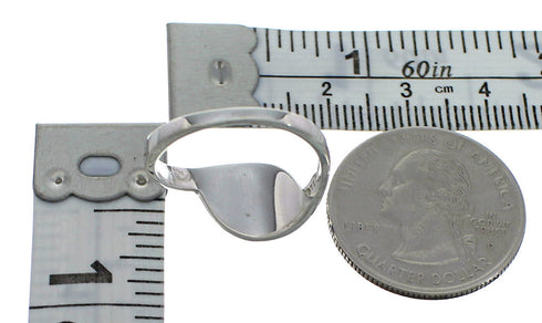 Silver Lapis Ring Size 4-3/4 AX92492