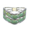 Southwestern Authentic Sterling Silver And Turquoise Ring Size 6-1/2 YX92656