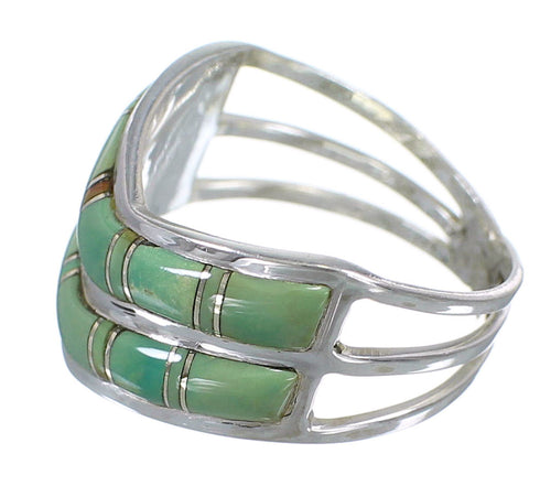 Turquoise Sterling Silver Southwest Ring Size 4-1/2 YX92666