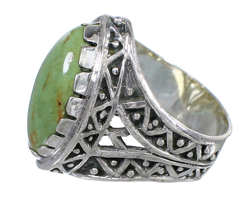 Sterling Silver Turquoise Southwestern Jewelry Ring Size 8 RX92906