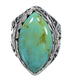 Authentic Sterling Silver And Turquoise Ring Size 5-1/2 RX92910