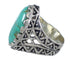 Turquoise Genuine Sterling Silver Ring Size 6-1/2 RX92918