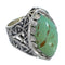 Genuine Sterling Silver And Turquoise Ring Size 7-3/4 RX93005