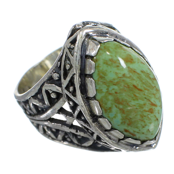 Sterling Silver Turquoise Southwest Ring Size 4-3/4 RX93008