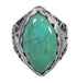 Turquoise Authentic Sterling Silver Ring Size 7-1/2 RX93025