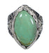 Southwest Turquoise And Sterling Silver Ring Size 8-1/4 RX93068
