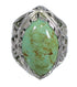Turquoise And Sterling Silver Southwestern Ring Size 5-1/4 RX93174