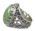 Turquoise And Sterling Silver Southwestern Ring Size 5-1/4 RX93174